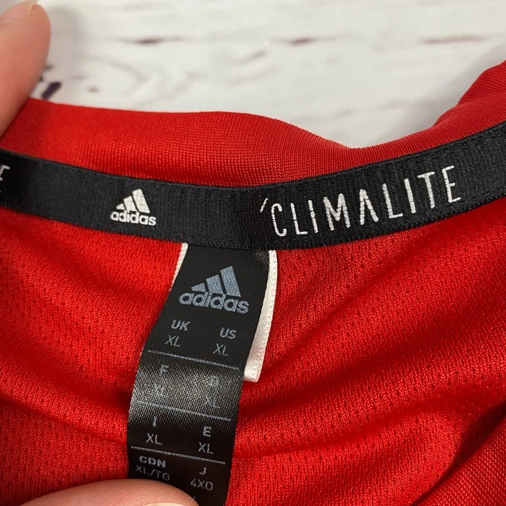 Adidas Mens Red T-shirt‎